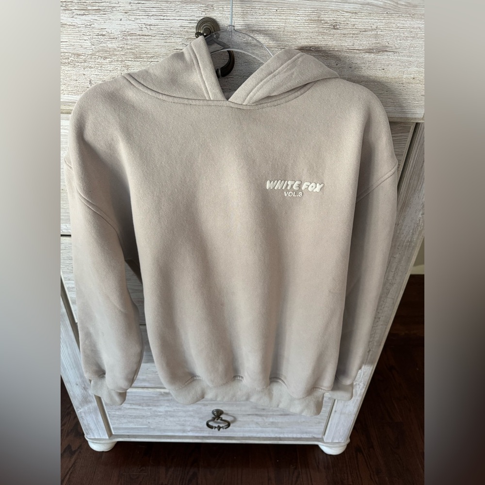 White Fox Oversized Hoodie